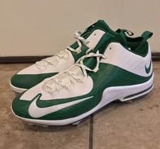NEW Nike Air Max MVP Elite Baseball Cleats Green White Mens 16 684687-113
