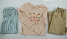 Lot Of 3 Kids Clothes Pants Shorts & Shirt Various Brands Multi Colored 4/4T