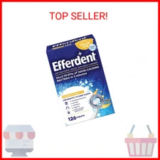 Efferdent Retainer Cleaning Tablets, Denture Cleanser Tablets For Dental Applian