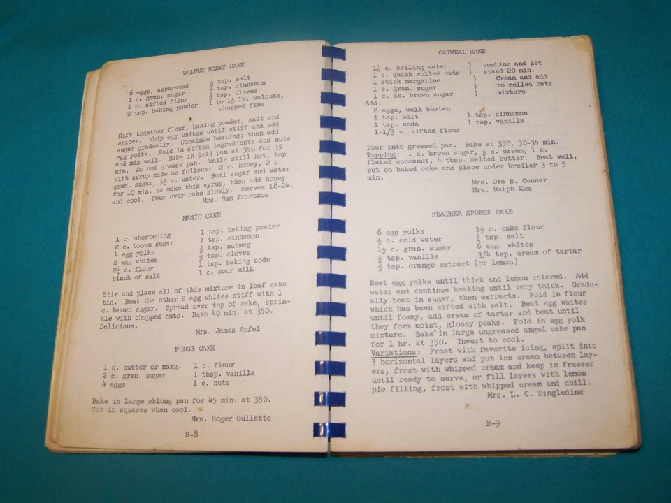 1961 First Presbyterian Church Muncie Indiana Cookbook - Image 3 of 4