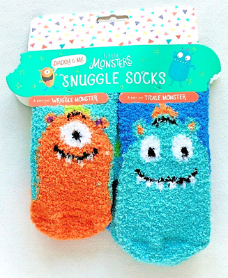 Little Monsters - Daddy & Me - Kuschelsocken - Brandneu