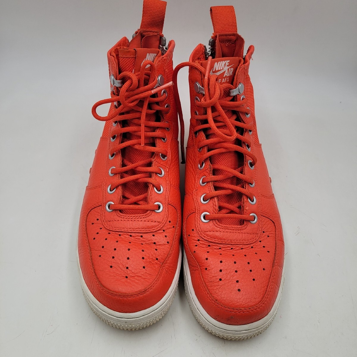 Nike Air Force‎ 1 SF Mid Shoes Mens Sz 8 Team Orange Sneakers 917753-800 Nike SF Air Force 1 Mid Team Orange Shoes Mens Size 9  main image 2