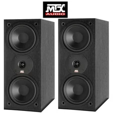 MTX Audio Monitor60i Bookshelf Speaker 6.5" 2 Way Loudspeaker Home Theater Pair