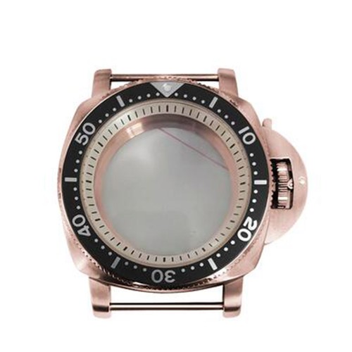 42mm PVD Rose Gold Watch Case Bezel White Inner Shadow Fit For NH35/36 Movement - Picture 14 of 31