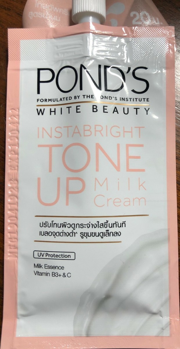 3*Pond's Beauty Instabright TONE UP Milk Cream UV Protection