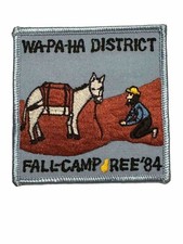 Wa Pa Ha District Patch 1984 Fall Camporee BS...
