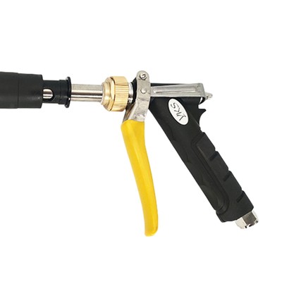 Gartenwasserschlauch-Düse Mit Absperrventil – 15,2 Cm Messing, Kräftiger Sprühstrahl Für Auffahrt & Hof