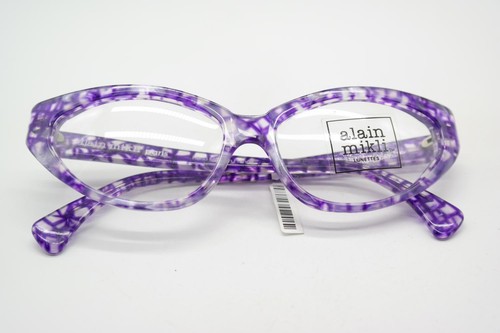 Vintage Brille Alain Mikli 2170 Violett Oval Brillengestell eyeglasses - Bild 6 von 6