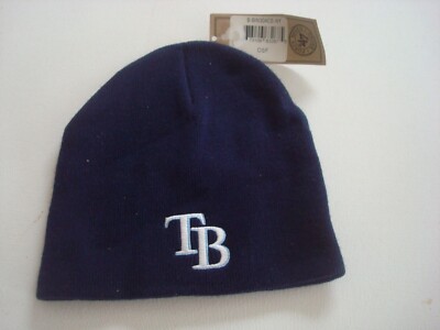 TAMPA BAY RAYS    DEADSTOCK   TOBOGGAN KNIT VINTAGE BEANIE SKULL HAT CAP 