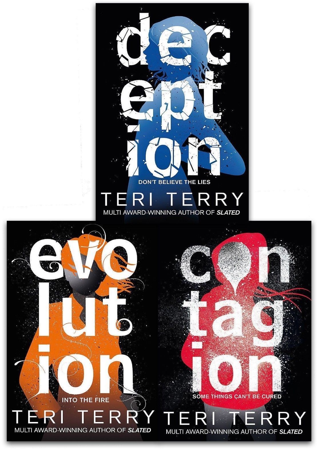 Teri Terry Collection Dark Matter Series 3 Books Set Pack Contagion Paper back