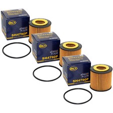 Ölfilter 3 X SCT SH 4790 P für Skoda Fabia Roomster VW Polo Seat Ibiza Cordoba