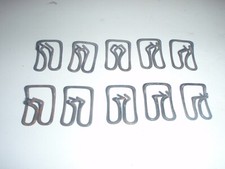 10 NOS Mounting Clips for Crease Line Mouldings 49 50 Frazer 1949 1950 # 204835