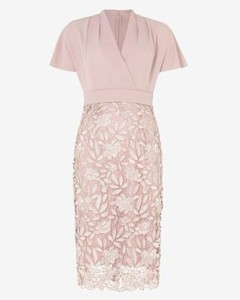 phase eight pink amaya lace dress