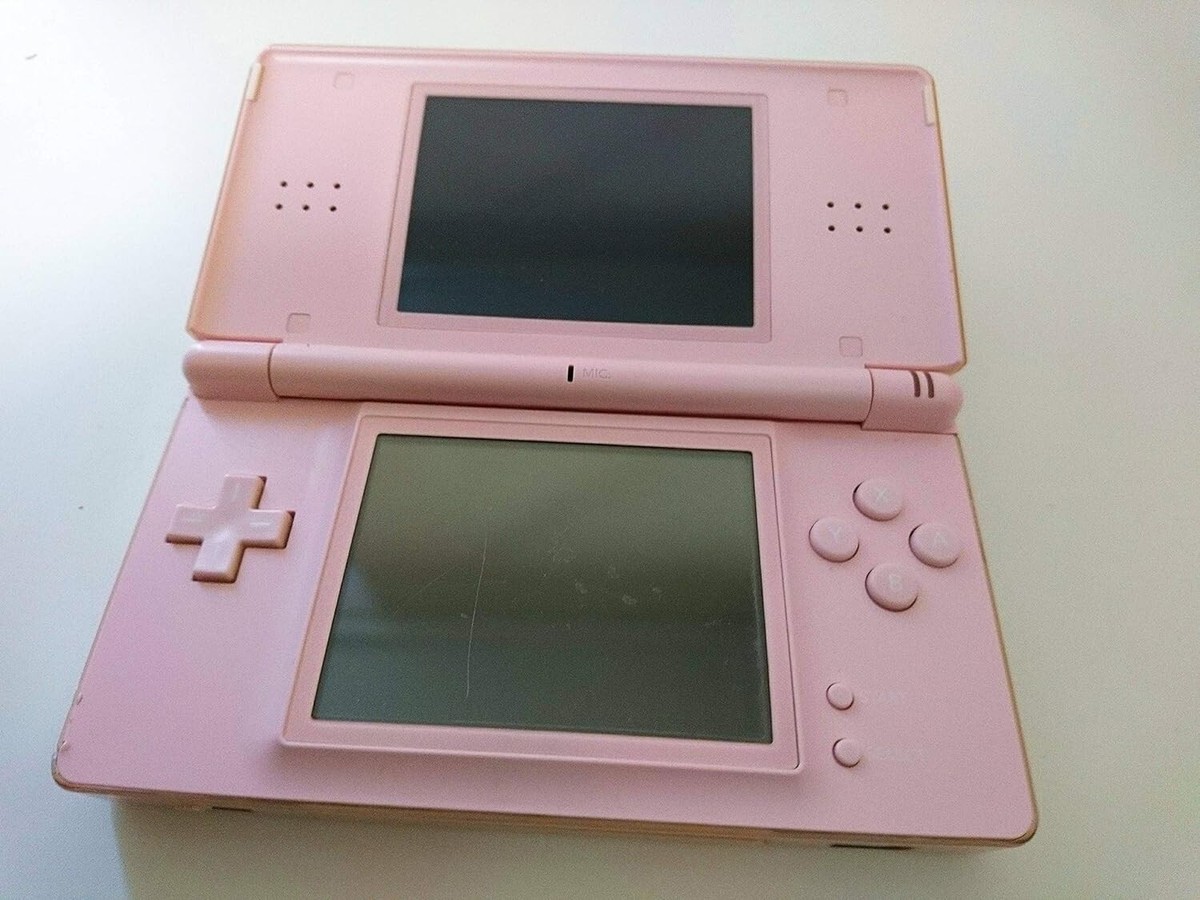 Nintendo DS Lite Noble Pink USG-001 Game Console Handheld System
