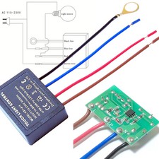 3 Way Touch Light Lamp Dimmer Switch Control Module Sensor Incandescent 220V