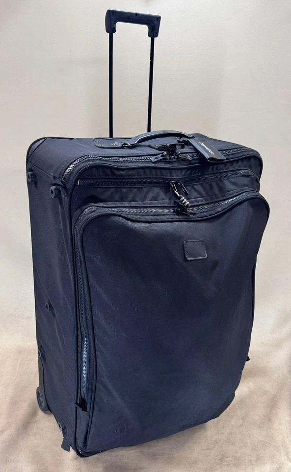 Andiamo Usa Black Ballistic Nylon 30” Upright Wheeled Large Trip Suitcase Rare - Image 2 of 4