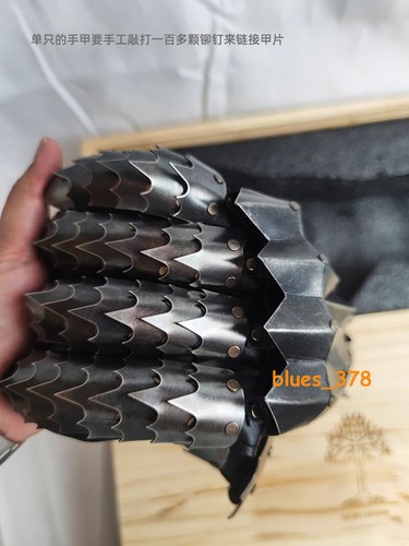 1:1 The Lord of the Rings Sauron Metal Steel Hand Armor Cosplay Wearable Gloves - Picture 12 of 24