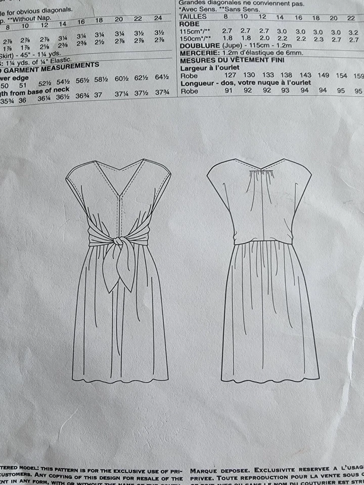 Vogue sewing patterns V1395 Rebecca Taylor American Designer size 16-24 - Image 2 of 3