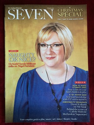 SEVEN magazine 23-Dec-2012 SARAH MILLICAN David Walliams Ian Rankin Coleen Nolan