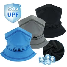 Neck Gaiter Bandana Face Mask Sun Cooling Scarf Gator Cover Head for Men Women