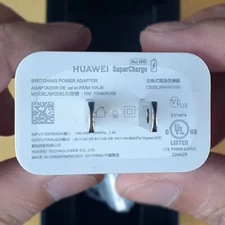 Genuine OEM Huawei 40W SuperCharge SCP USB Wall Adapter 10V 4A Mate 30 20 Pro
