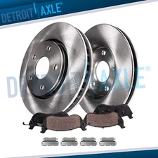 4WD Front Disc Rotors Ceramic Brake Pads for 1994 1995 1996 Ford Bronco F-150