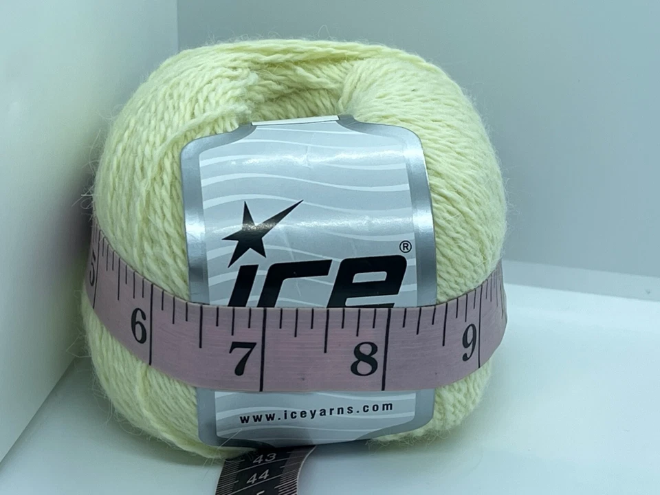 Lechuga Angora Cachemira 68757 Hilos de Hielo Mezcla de Lujo Peso Deportivo 50gr 218yds Foto 4 de 4