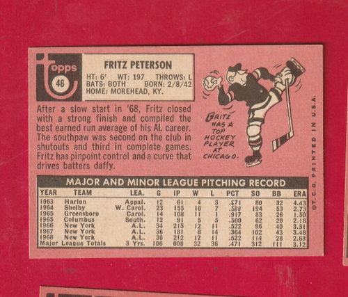 1969 Topps Baseball cards EX-MT NR-MT 1-277 You Choose STRICTLY GRADED AG24 - Picture 86 of 488