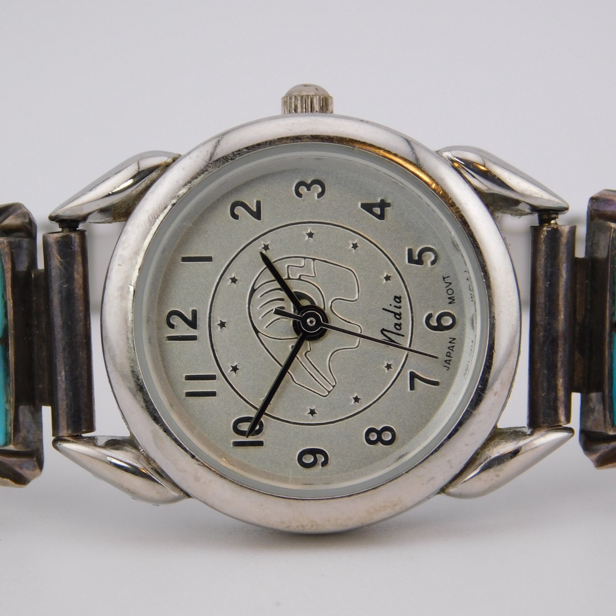 Nadia 925 Sterling Silver Tips Quartz Analog Women's Watch