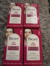4 Biore Deep Cleansing Pore Strips for the Face All 8pc Pack . New