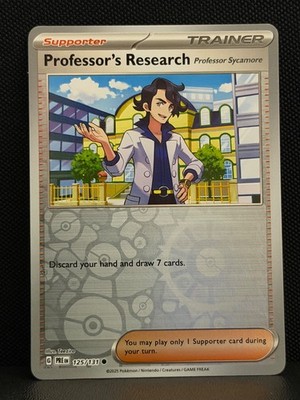 Professor's Research Reverse Holo Common SV: Prismatic Evolutions 125/131 NM