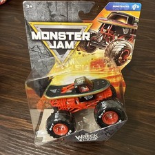 Spin Master Monster Jam Wreck Deck Series 45 Monster Truck 2025 Red Black