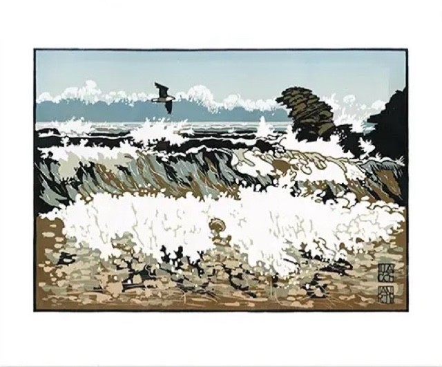 Big Surf - Art Blank Greeting / Birthday Card - Coast Ocean Waves - Ian Phillips