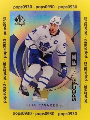 John Tavares, Toronto Maple Leafs, 2025, SP Authentic, Spectrum FX, bounty, S-34