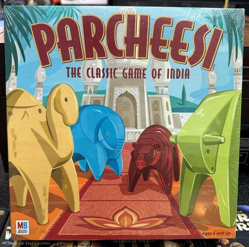 Parcheesi “The Classic Game of India” Vintage 2001 Milton Bradley   NEW & SEALED