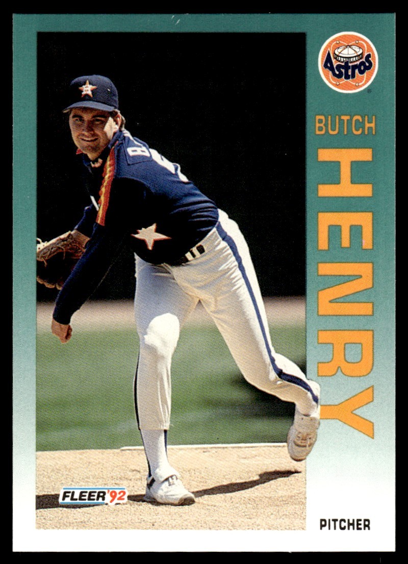 1992 Fleer Update Butch Henry Rookie Houston Astros #U-86
