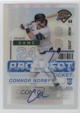 2024 Panini Prospect Edition Silver Prizm Signatures Connor Norby #144 Auto 16wc