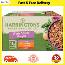Harringtons Complete Wet Tray Grain Free Hypoallergenic Adult Dog Food 16x400G 3.90 per kilo