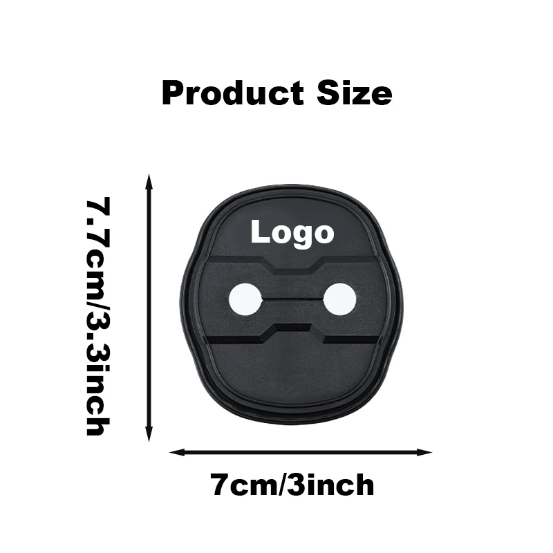 4PCS Car Door Lock Latches Cover for Kia Car Door Guard Lock Car Accessories - Изображение 3 из 4