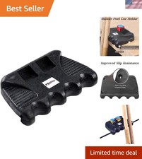 Portable Rubber Pool Cue Holder - 4 Hole Stick Rest for Billiard Enthusiasts