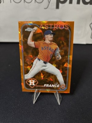 2024 Topps Chrome Update Sapphire J.P. France Orange 02/25 USCS26 Color Match