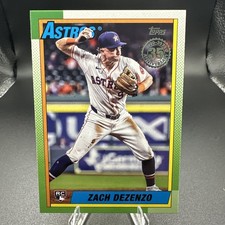 Zach Dezenzo 1990 35th Rookie RC 2025 Topps Series 1 Card #T90-92 Houston Astros