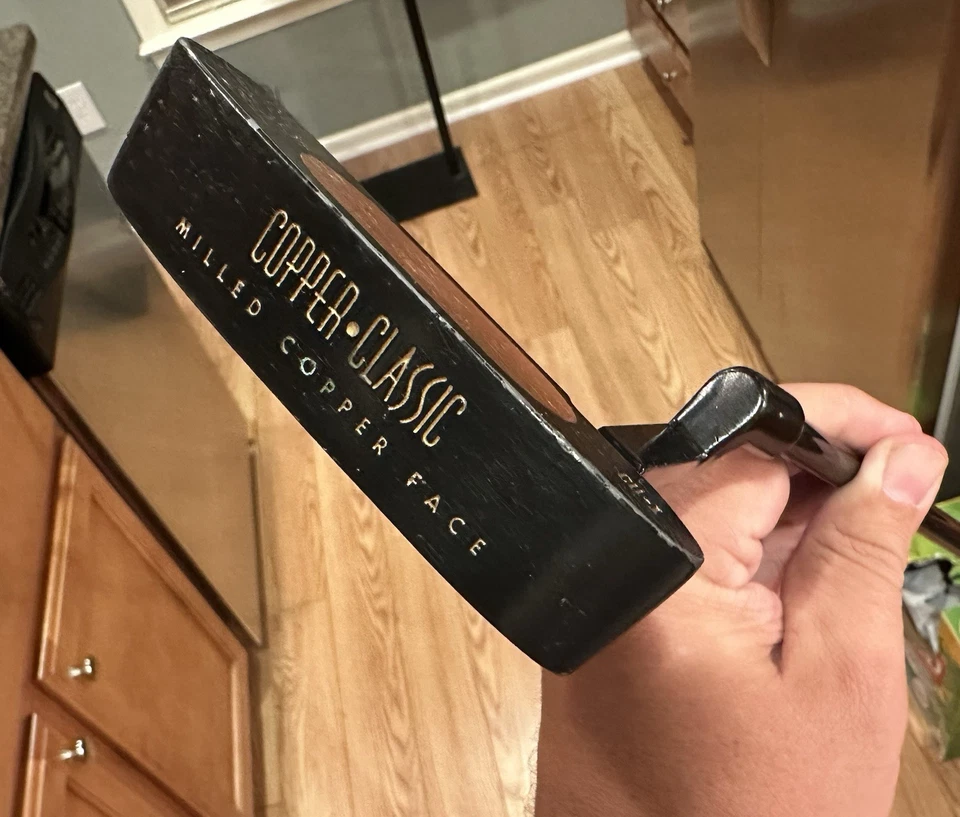 Copper Classic (35") Putter w/ CNC Milled Copper Face (CU-I) & Black Steel Shaft - Image 3 of 4