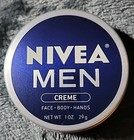 NIVEA MEN CREME FACE BODY HANDS 1 oz/29 g TRAVEL SIZE BRAND NEW SEALED TSA APPRO — photo 1
