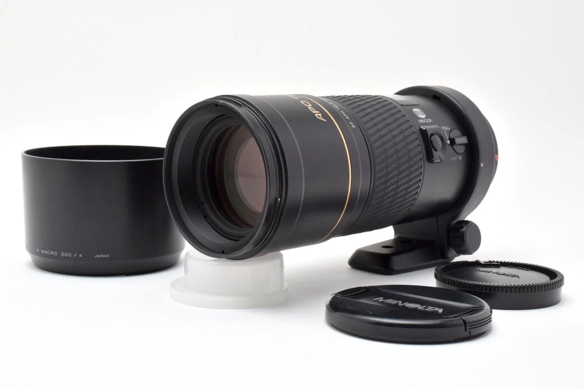 Minolta Macro/Close Up Camera Lenses 200mm Focal for sale | eBay
