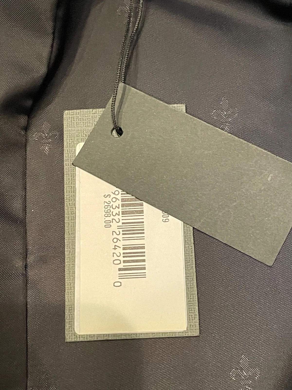 John Varvatos Studded Lambskin Jacket-Black Size 52 NWT RARE - product detail image 15