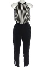 ZARA Tuta lunga Donna Pantalone Taglia IT 38 nero-bianco stile casual