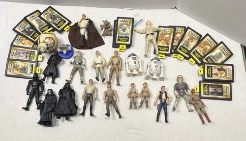 Star Wars Huge Lot Collectible Figures, Kenner Hasbro Skywalker Included