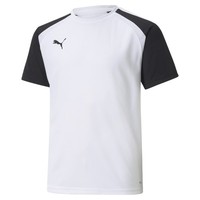 Puma Kinder FußBalltrikot Teampacer Jersey Jr Weiß Schwarz Gr. 116