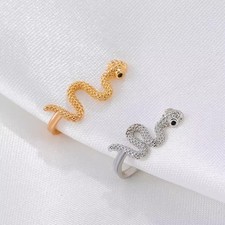 1PC Snake Shape U-shaped Nose Hoop Clip Faux Body Piercing nose Ring Punk Gothic